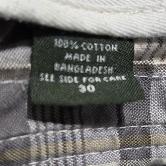 Eddie Bauer Men's Plaid Cargo Shorts Size 30 - Picture 6 of 9